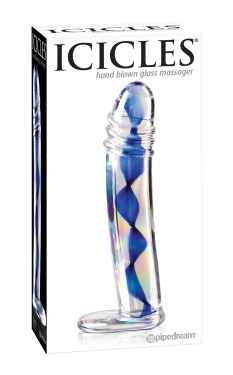 Icicles No. 9 - Hand Blown Glass Massager